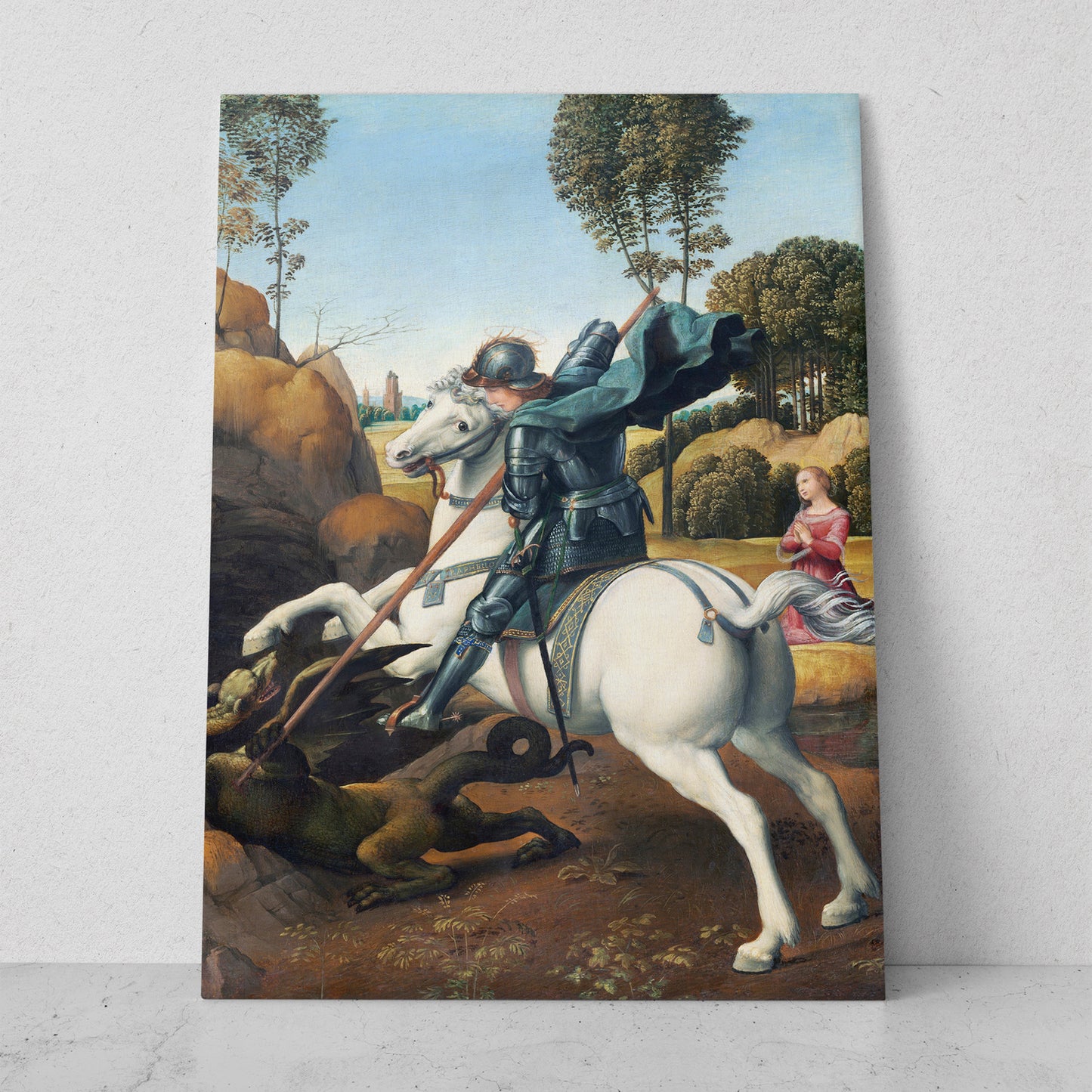 San Jorge y el dragón - Rafael (Vertical)