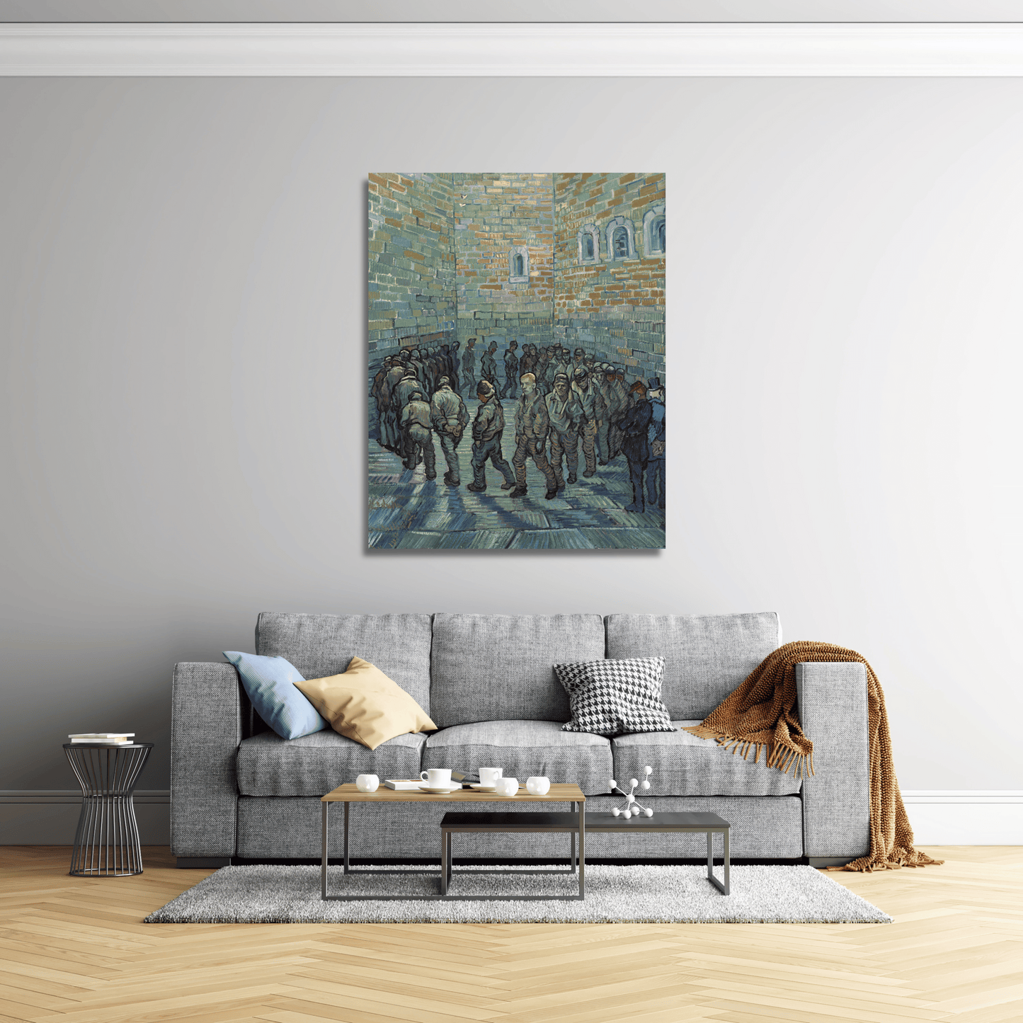 La ronda de los presos - Vincent van Gogh (Vertical)