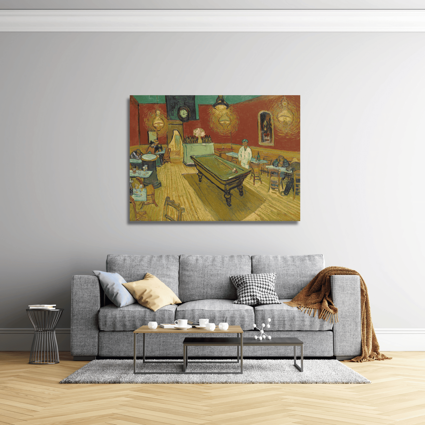 El café de noche - Vincent van Gogh (Horizontal)