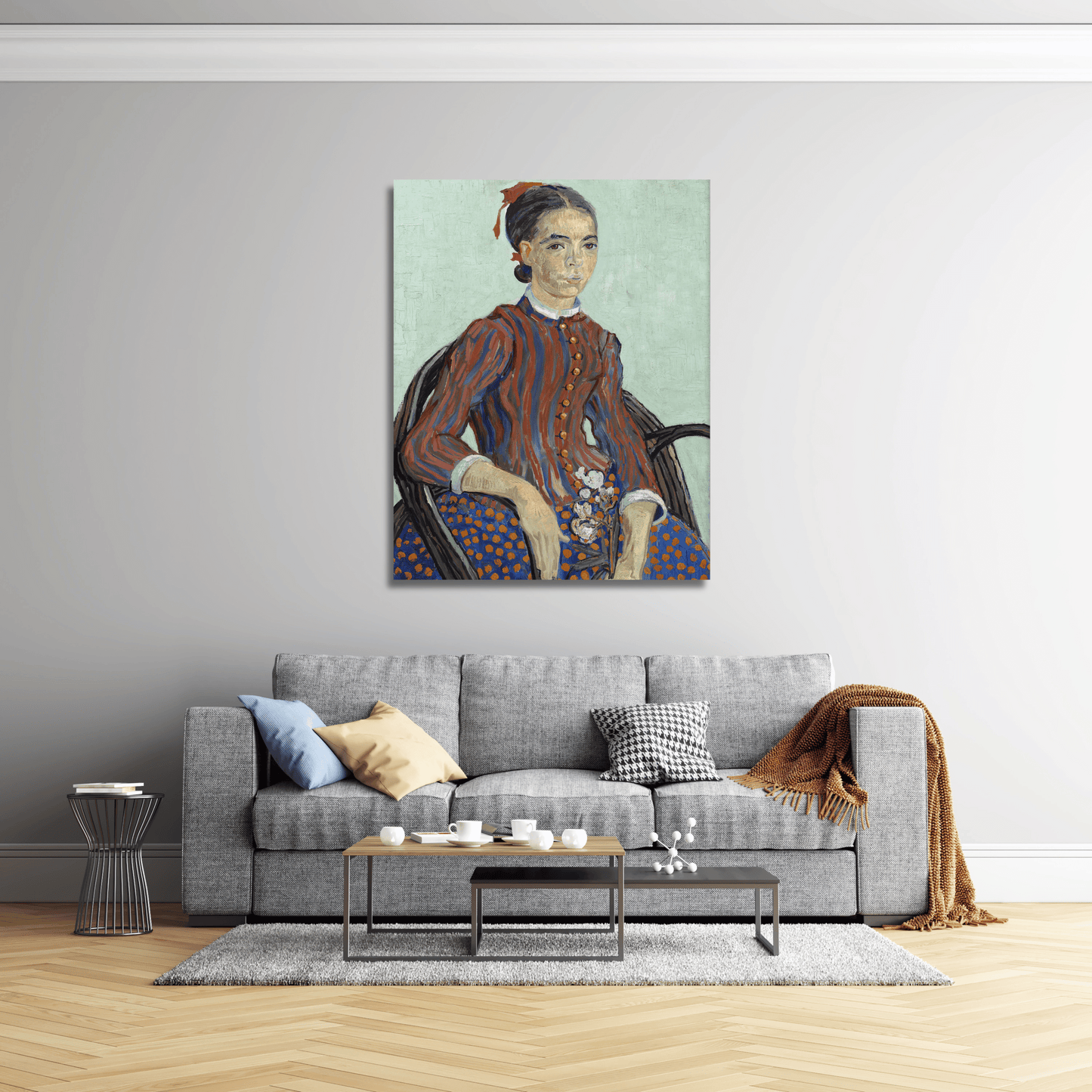La Mousmé - Vincent van Gogh (Vertical)
