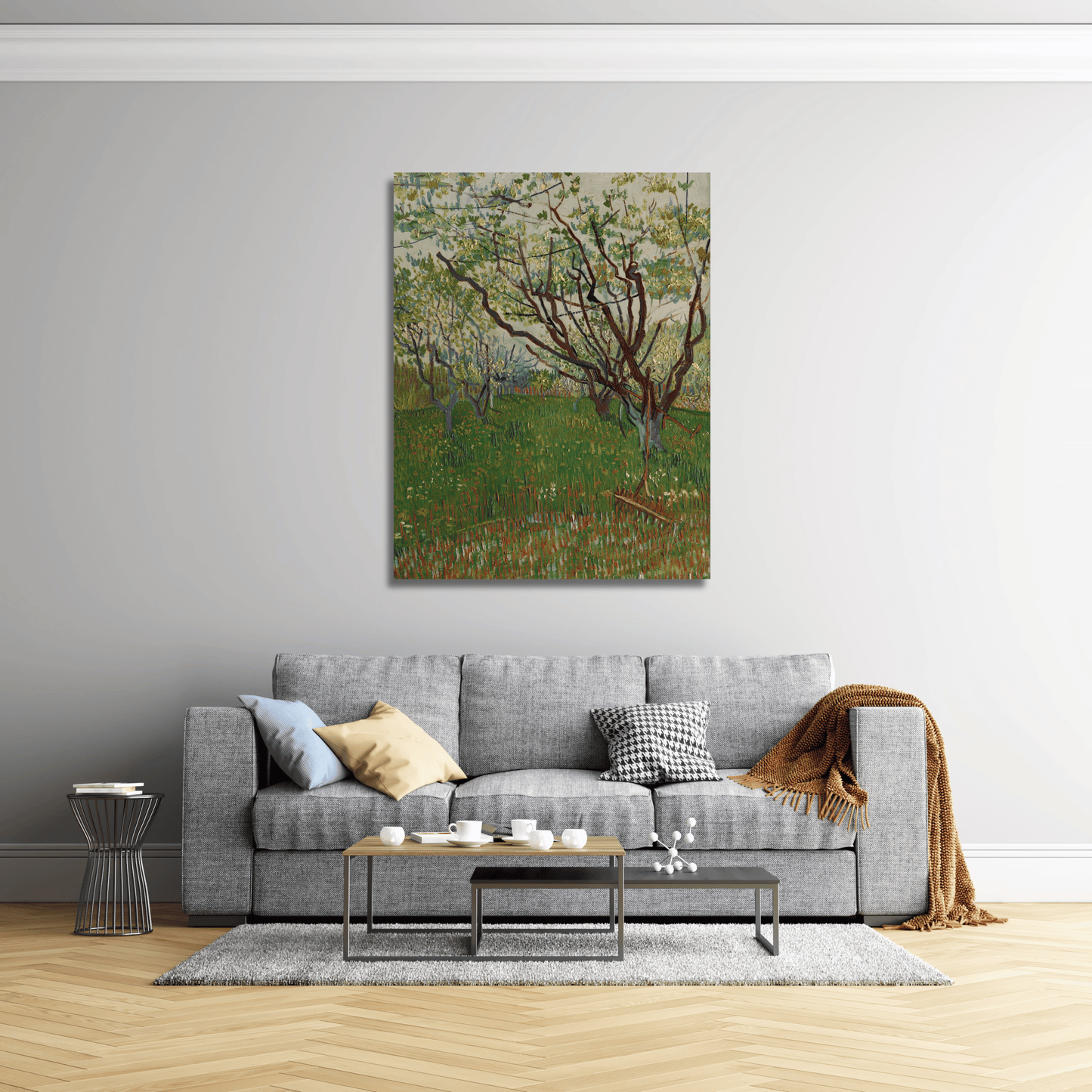 El huerto floreciente - Vincent van Gogh (Vertical)