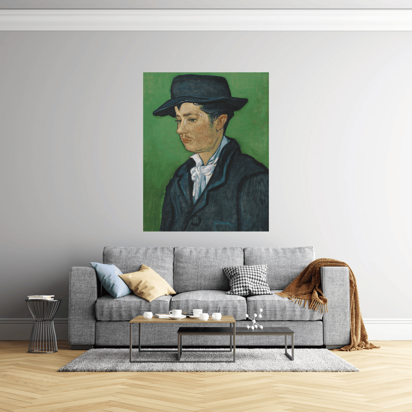 Retrato de Armand Roulin - Vincent van Gogh (Vertical)