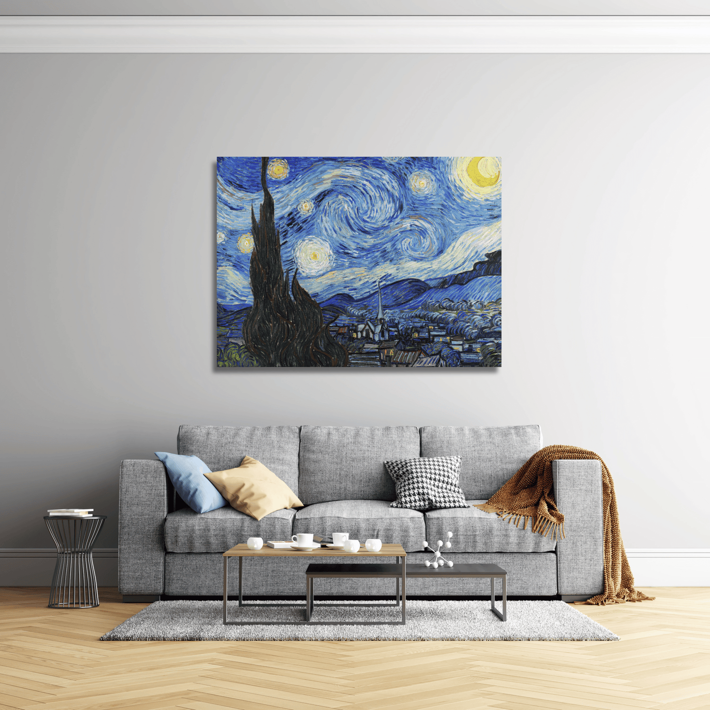 La noche estrellada - Vincent van Gogh (Horizontal)