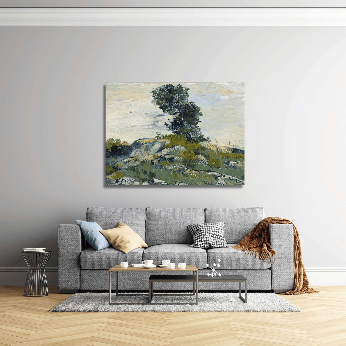 Las Rocas- Vincent van Gogh (Horizontal)