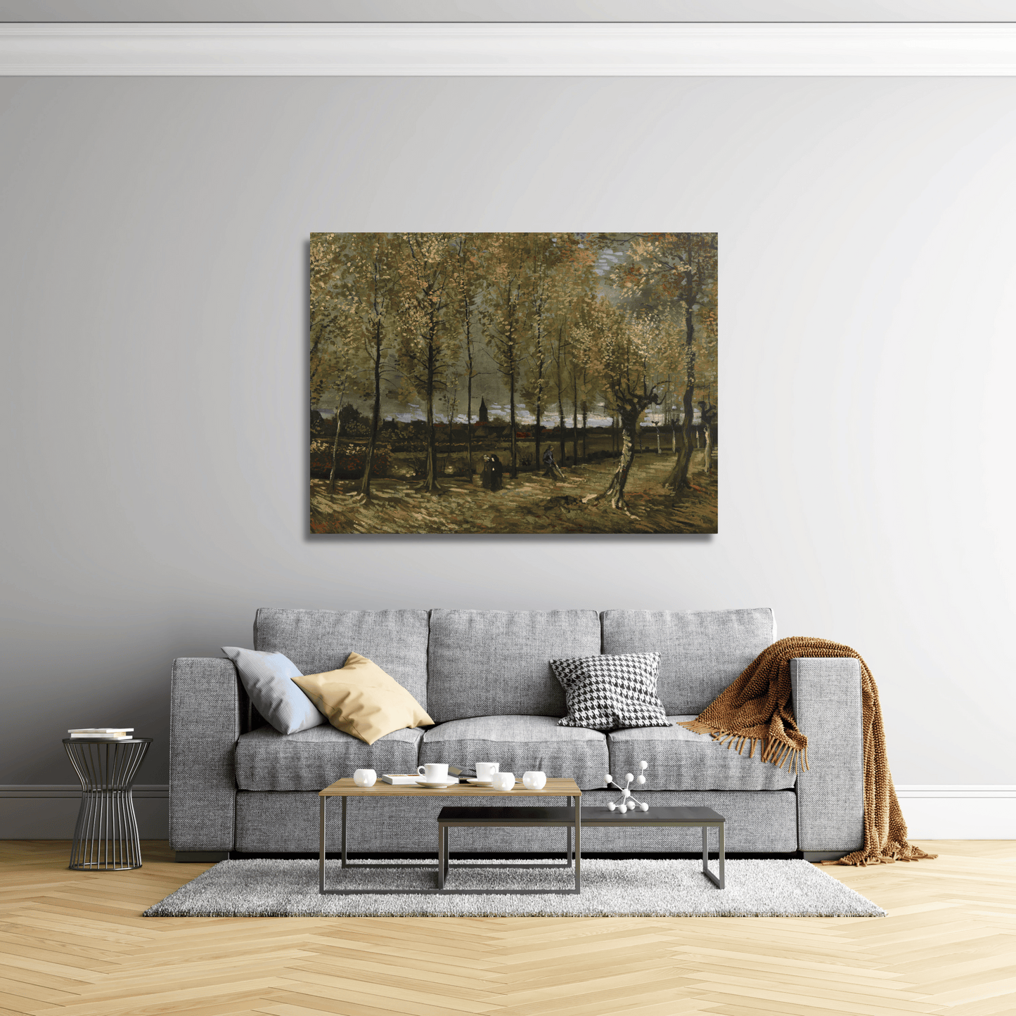 Álamos cerca de Nuenen- Vincent van Gogh (Horizontal)