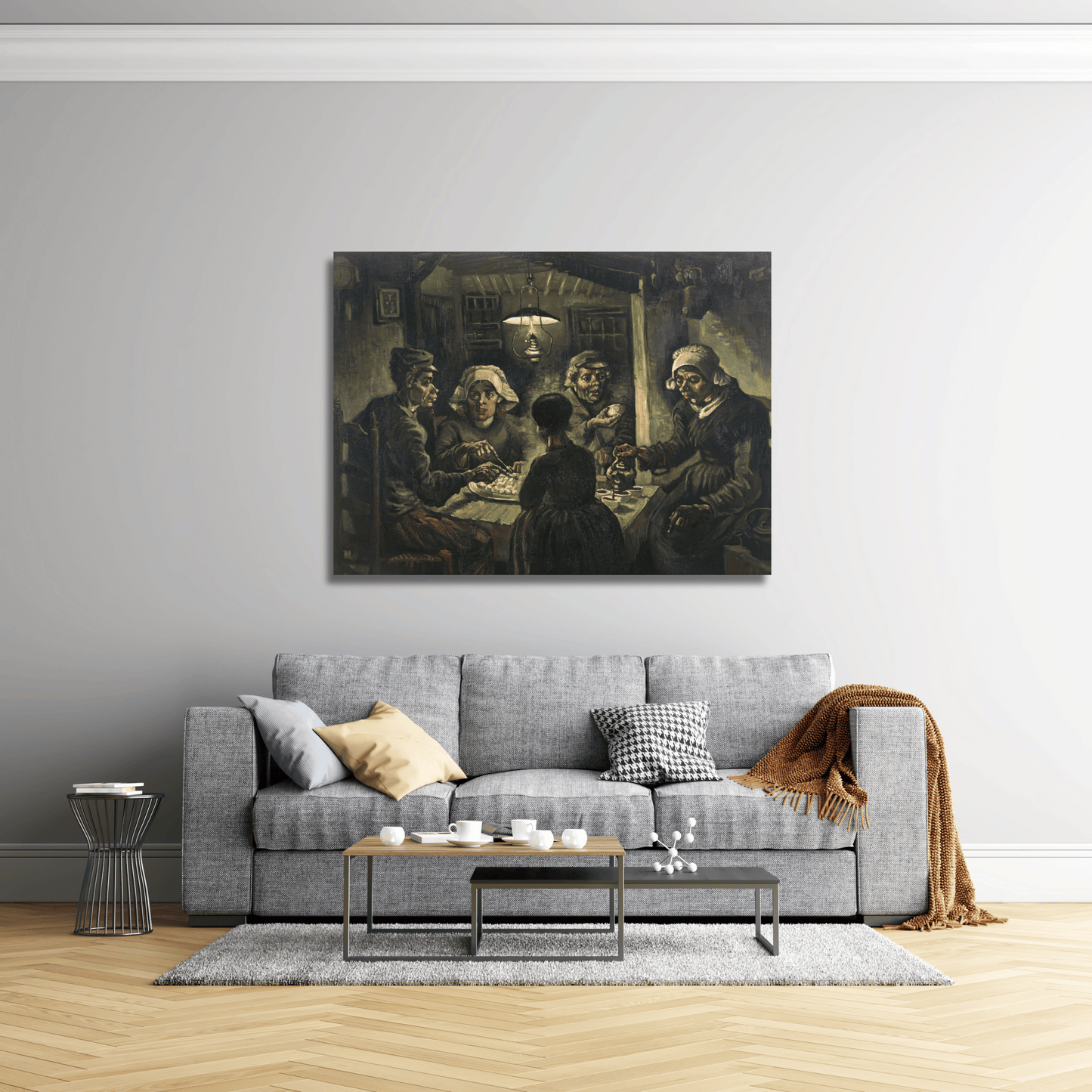 Los comedores de patatas - Vincent van Gogh (Horizontal)