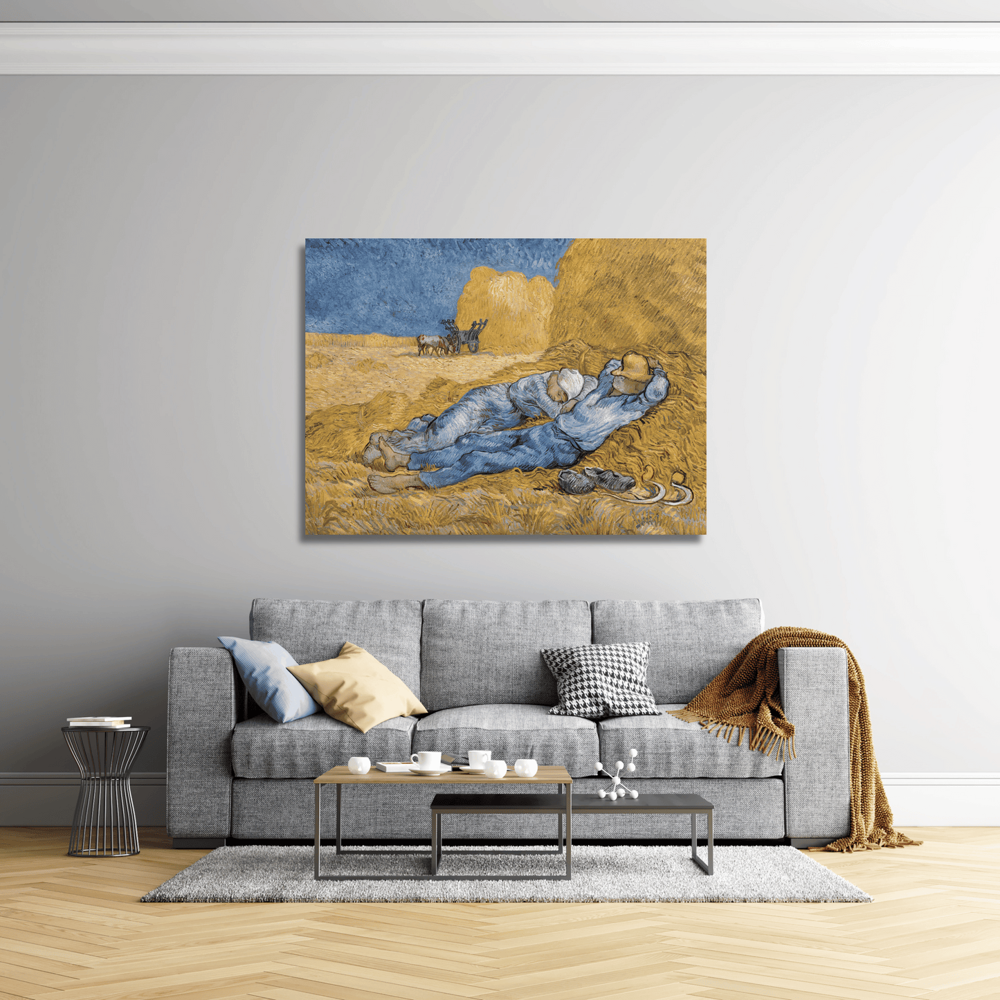 La Siesta - Vincent van Gogh (Horizontal)