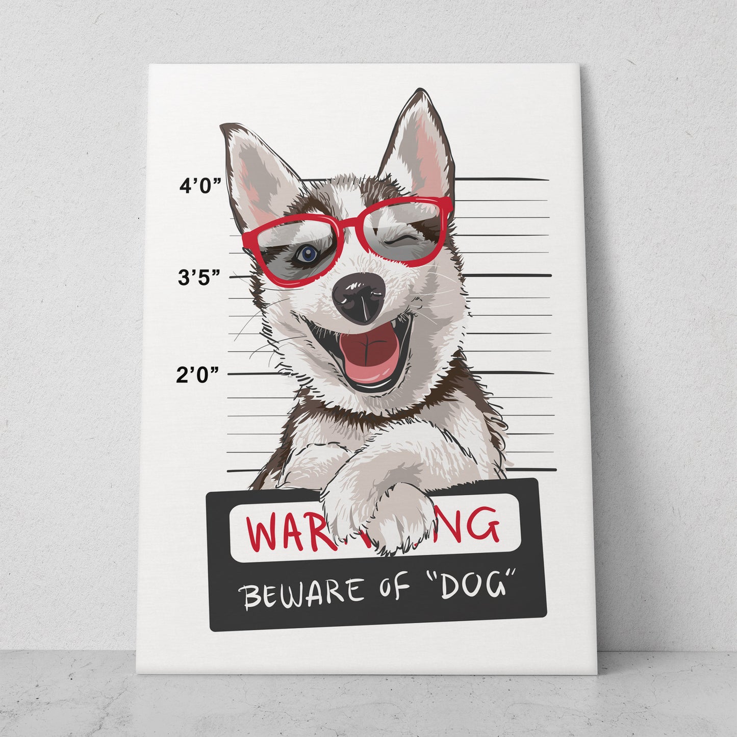 Warning Dog (Vertical) #AN06_143
