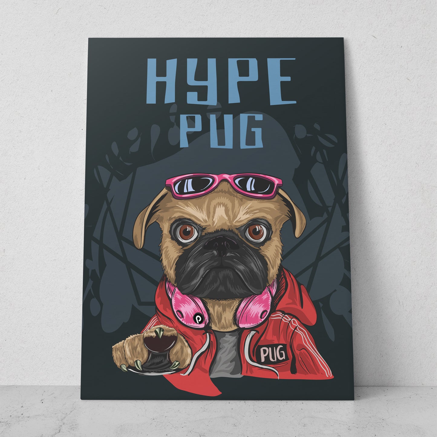 Hype Pug (Vertical) #AN06_144