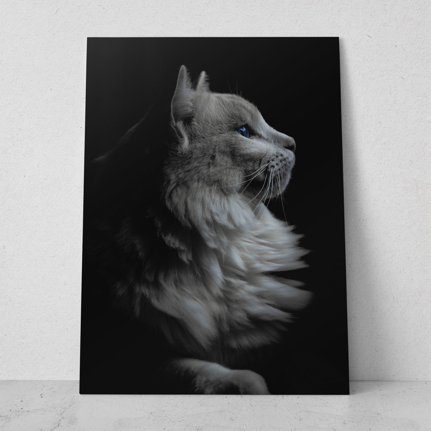 Gato perfil elegante (Vertical) #AN12_002