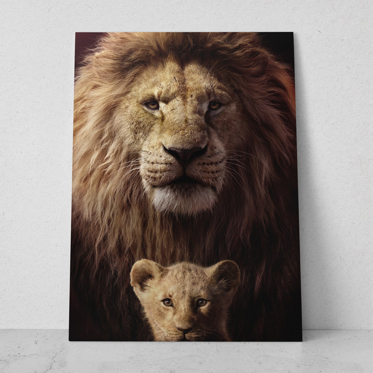 León padre e hijo (Vertical) #AN14_025