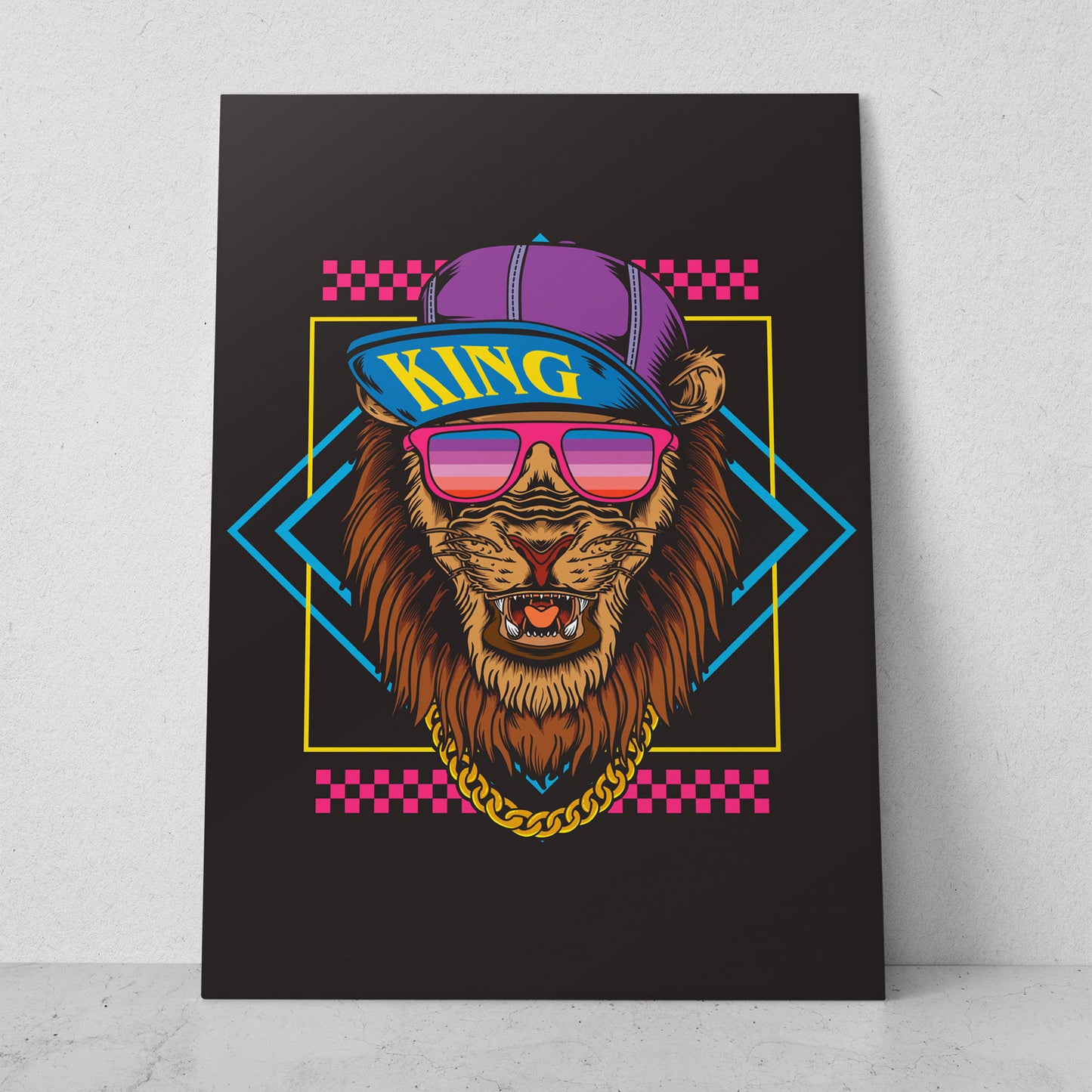 Ilustración León flow (Vertical) #AN14_083