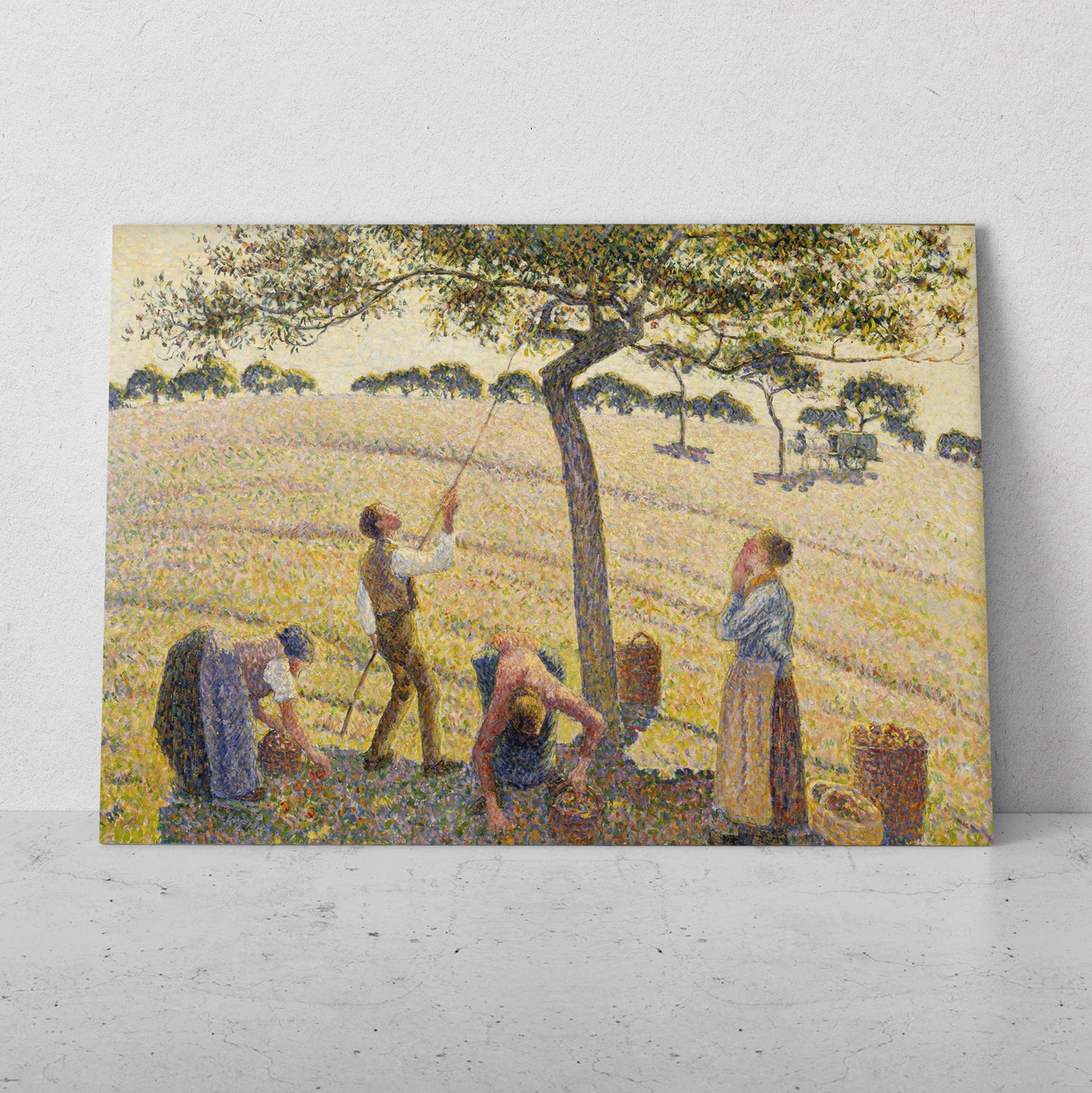 Cosecha de Manzanas - Camille Pissarro (Horizontal)