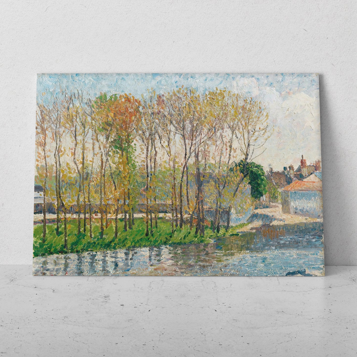 Bords du Loing à Moret - Camille Pissarro (Horizontal)
