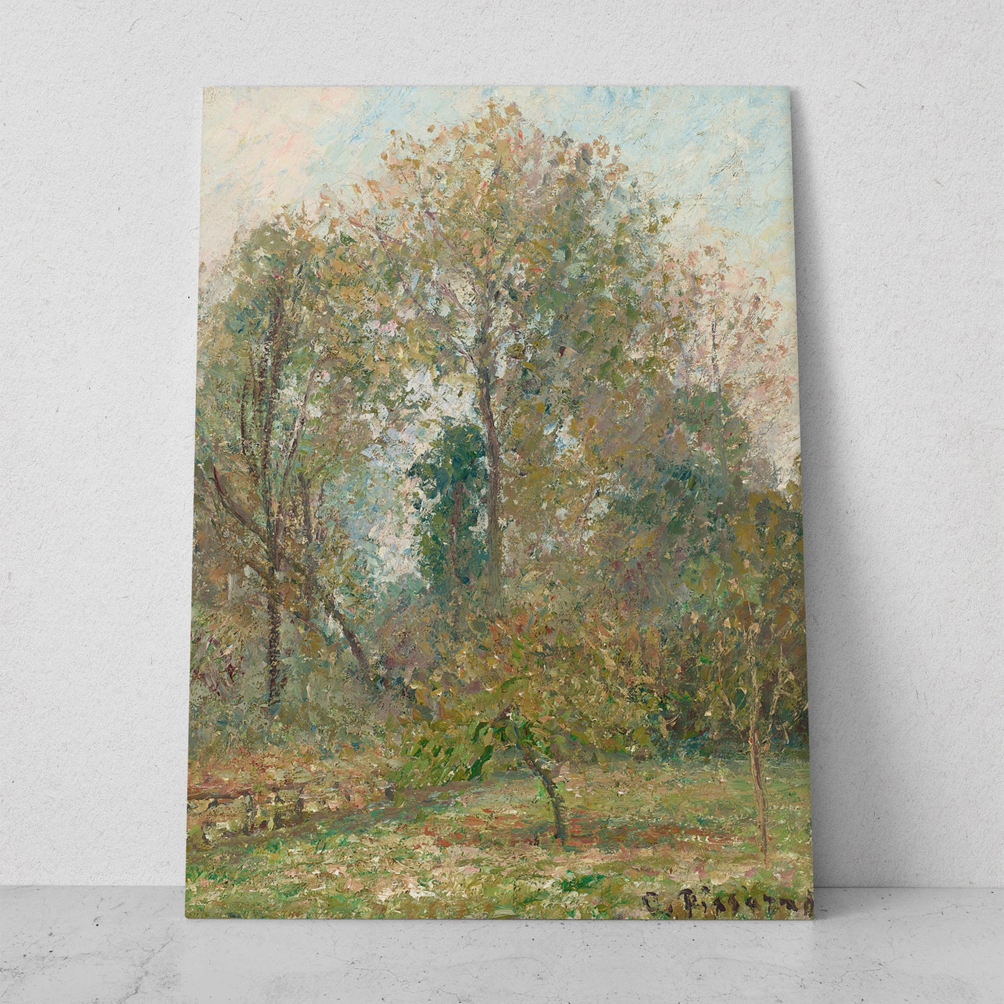 Escarcha en Éragny - Camille Pissarro (Vertical)