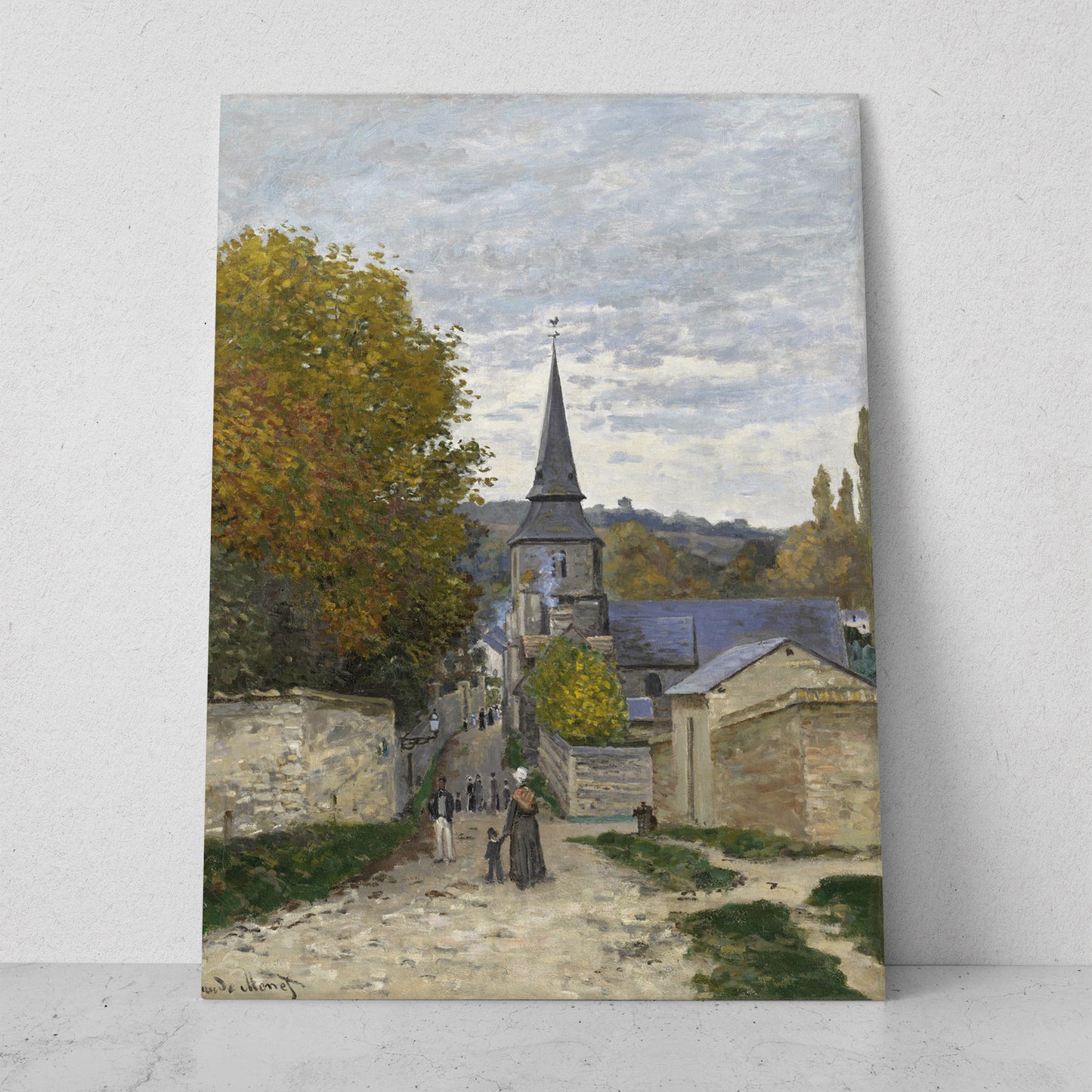 Calle en Sainte-Adresse - Claude Monet (Vertical)