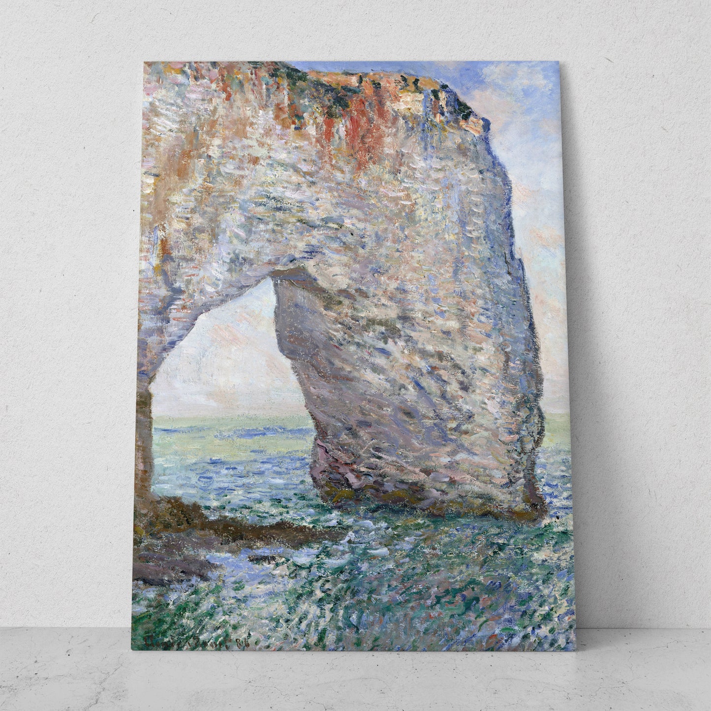 La Manneporte cerca de Étretat - Claude Monet (Vertical)