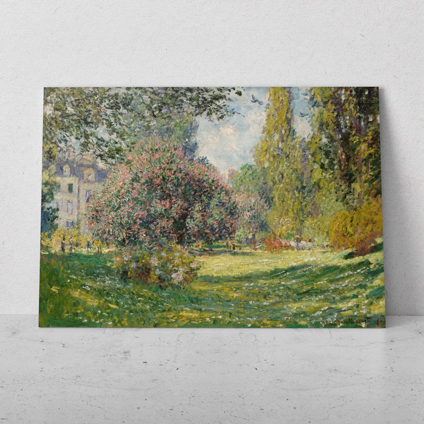 El parque Monceau - Claude Monet (Horizontal)