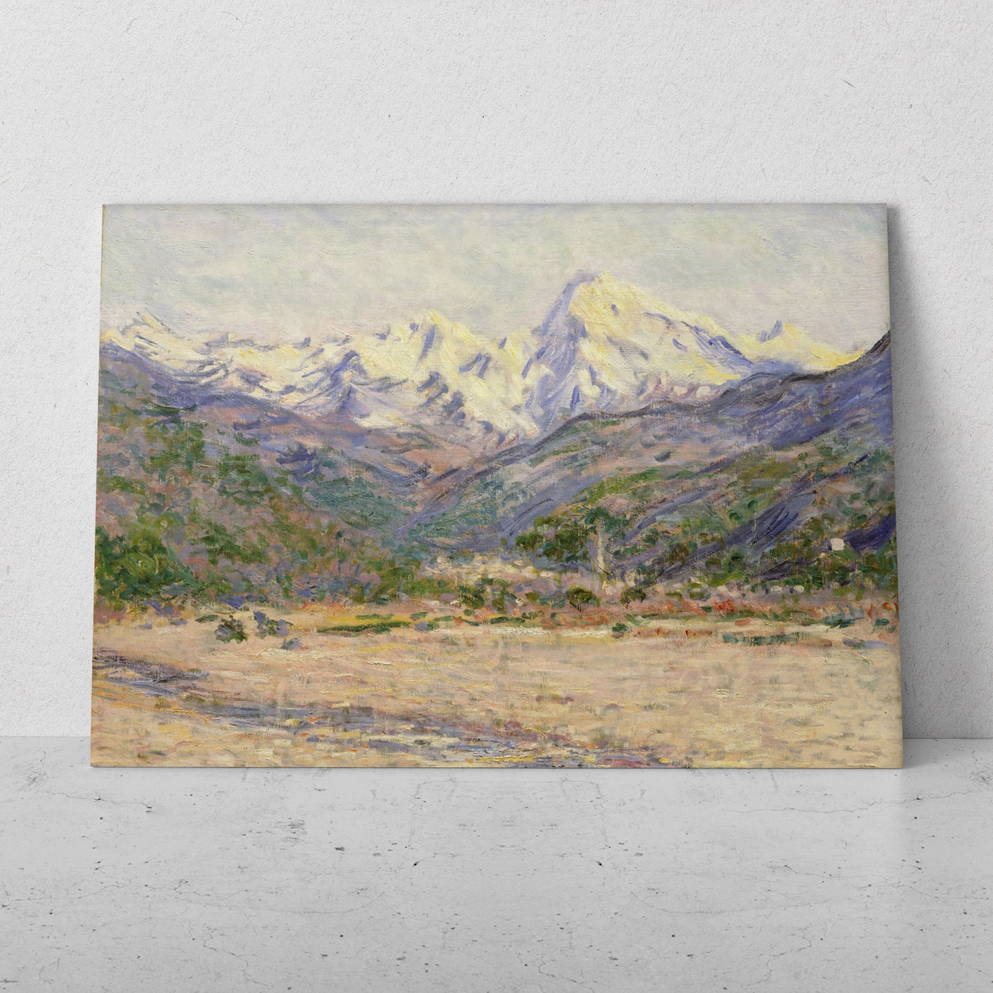 El Valle del Nervia - Claude Monet (Horizontal)