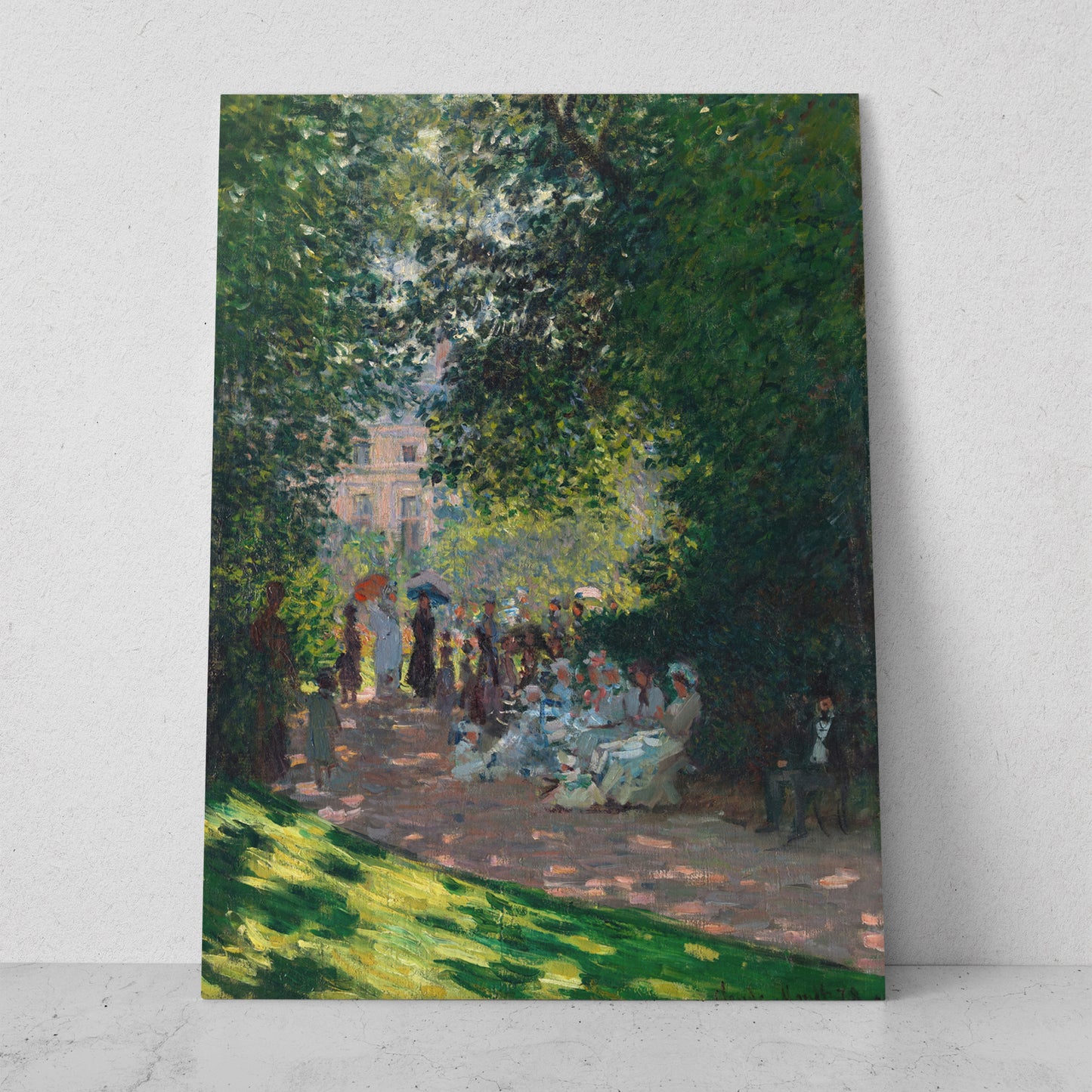 El Parque Monceau- Claude Monet (Vertical)