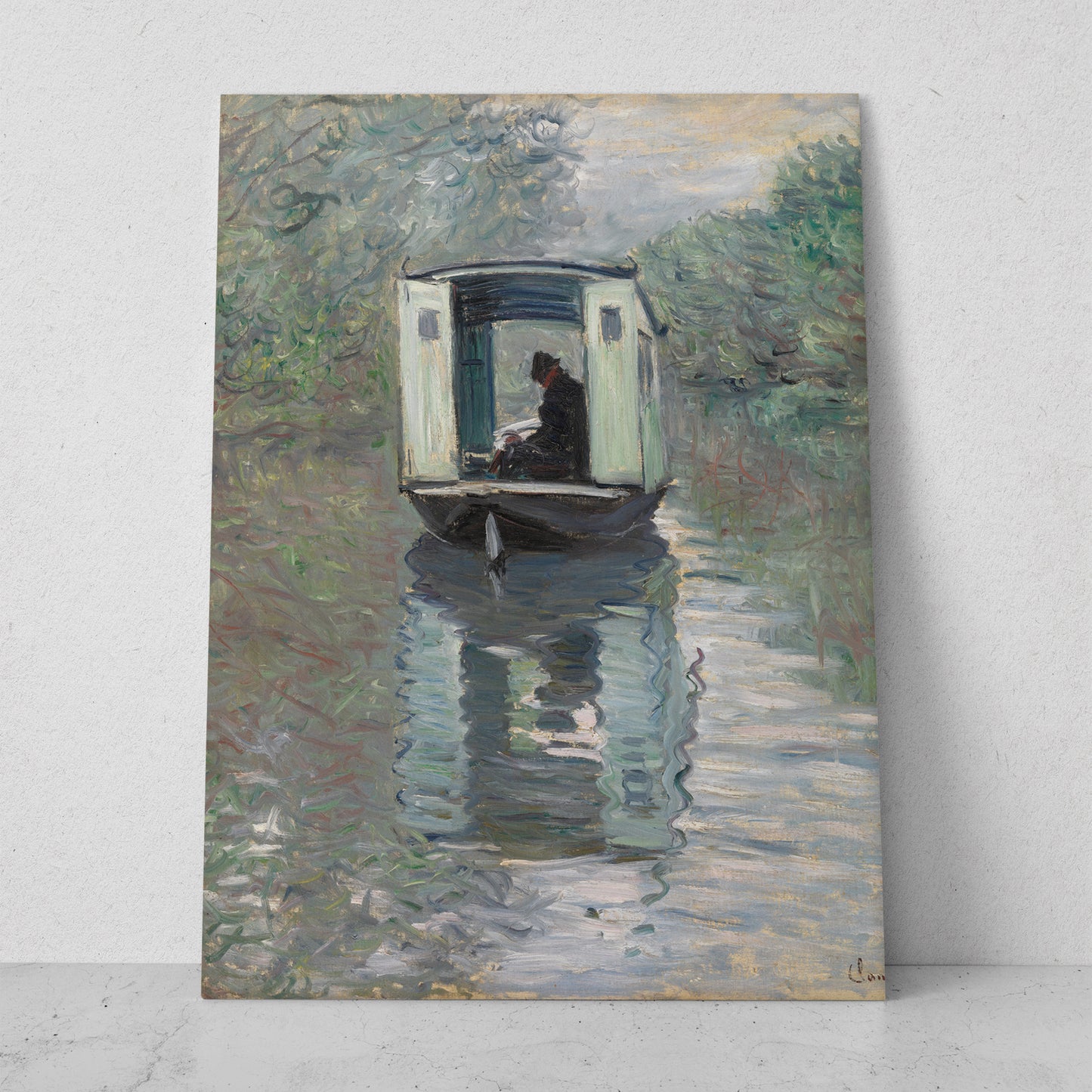 El Barco-Estudio - Claude Monet (Vertical)
