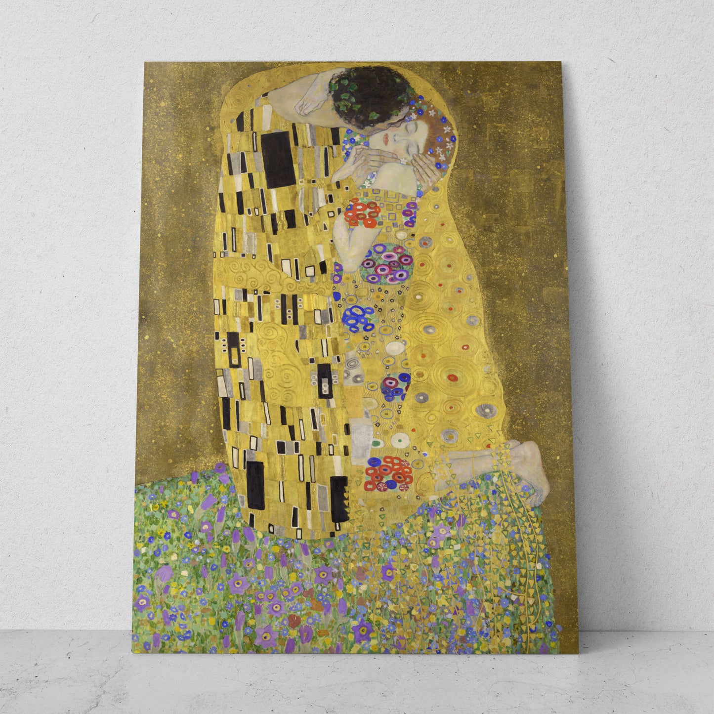El Beso - Gustav Klimt (Vertical)