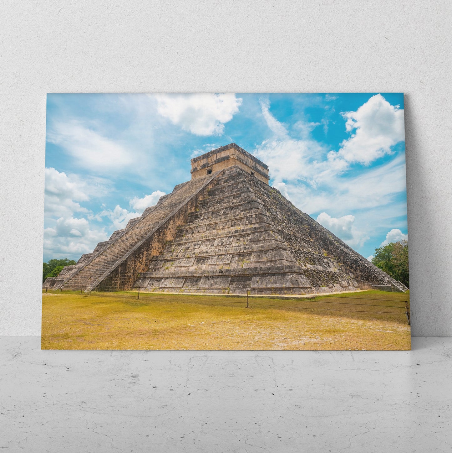 Pirámide de Kukulkán en Chichén Itzá (Horizontal) #PN08_34