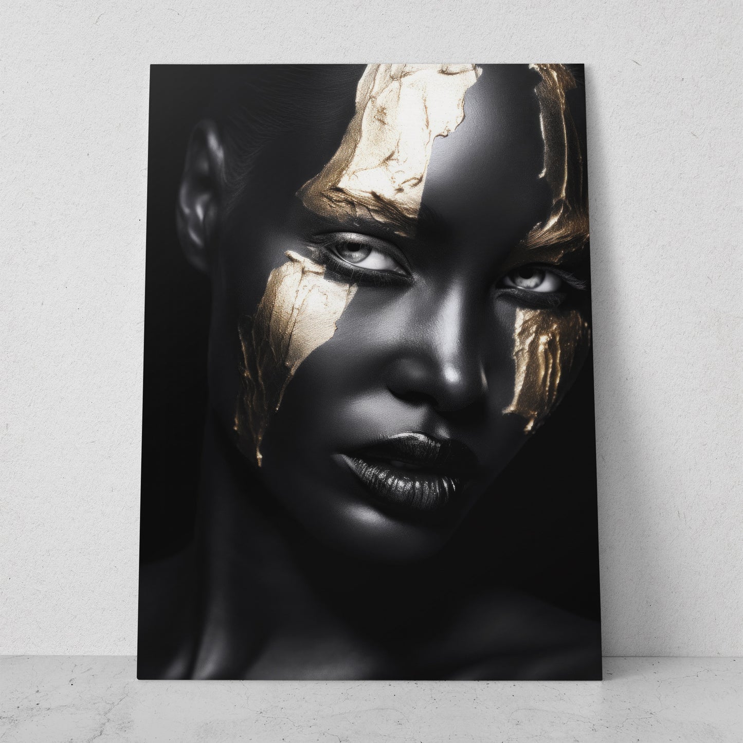 Mujeres Black & Gold AI (Vertical) #T01-P05