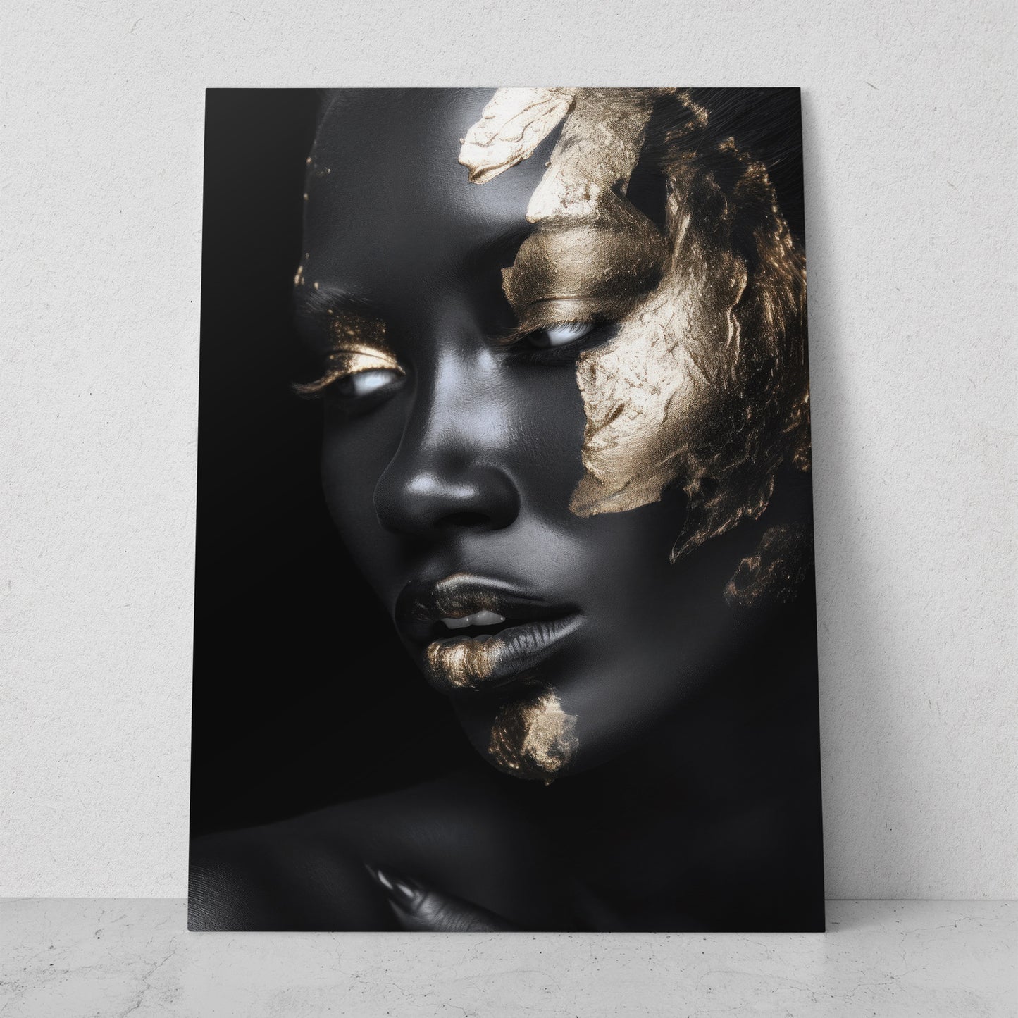 Mujeres Black & Gold AI (Vertical) #T01-P07