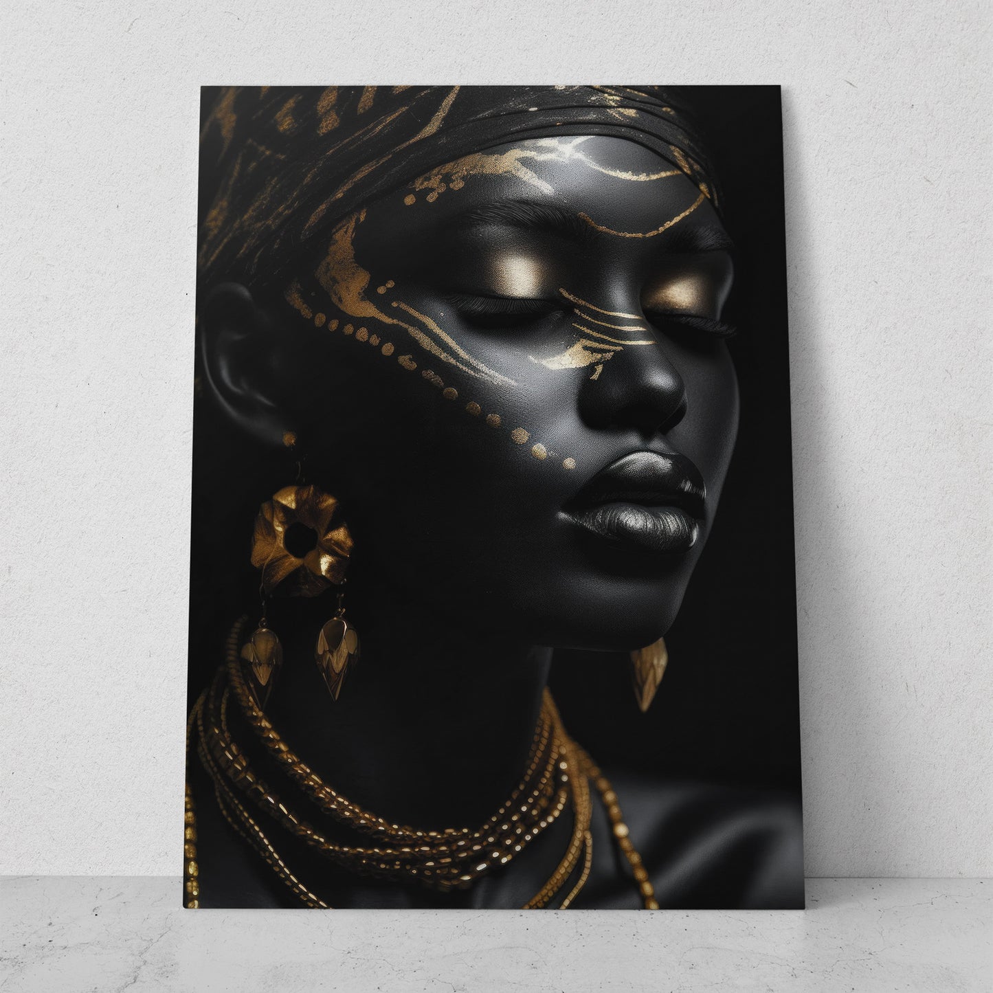 Mujeres Black & Gold AI (Vertical) #T01-P11