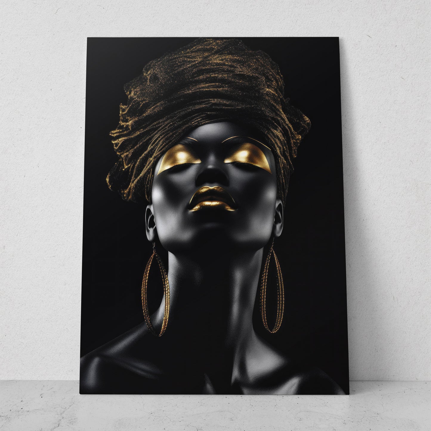 Mujeres Black & Gold AI (Vertical) #T01-P27
