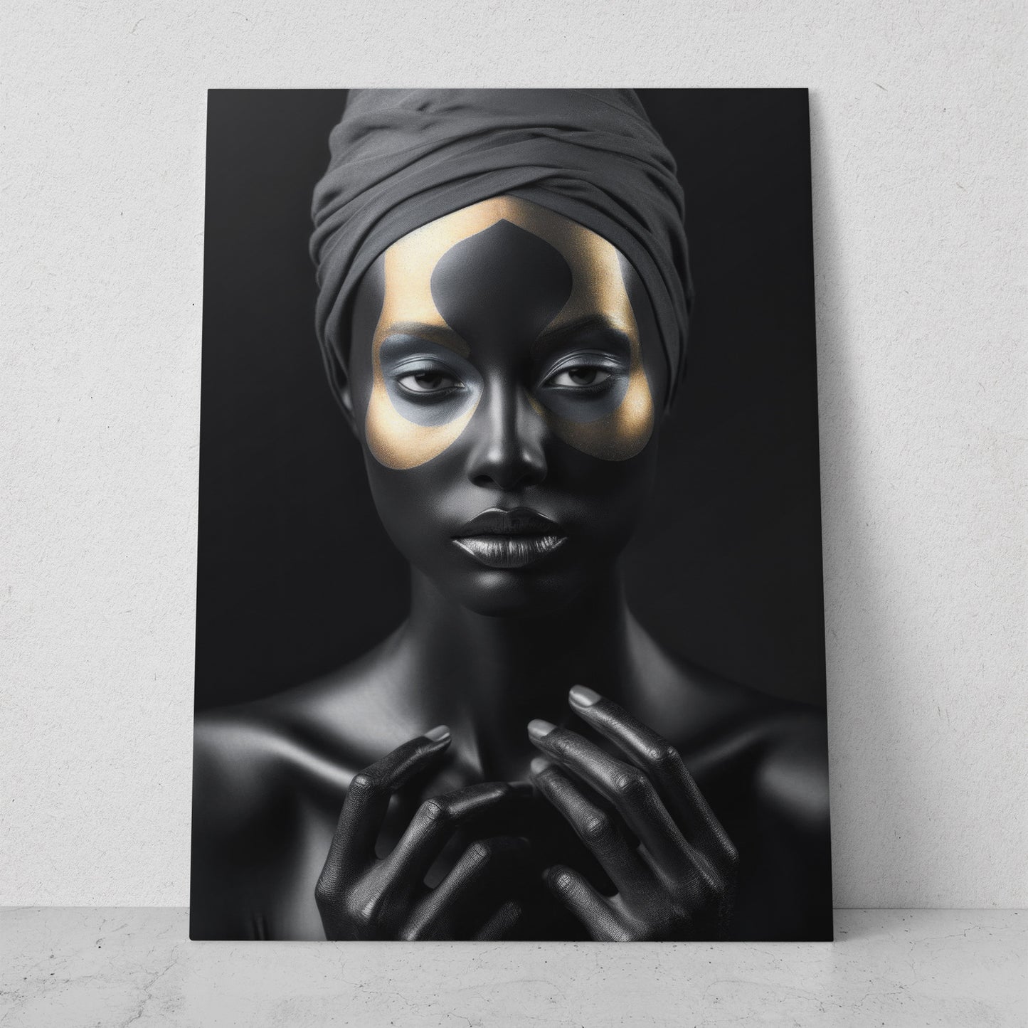 Mujeres Black & Gold AI (Vertical) #T01-P45