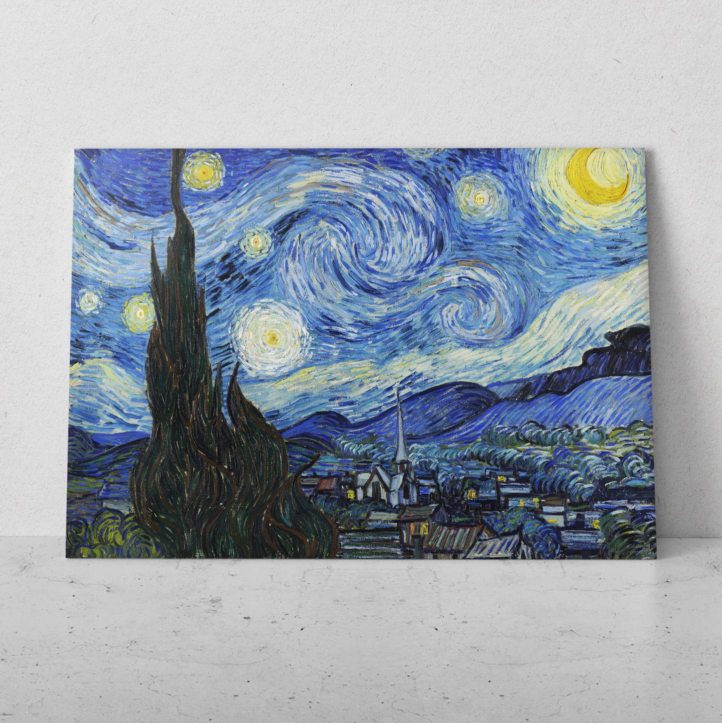 La noche estrellada - Vincent van Gogh (Horizontal)