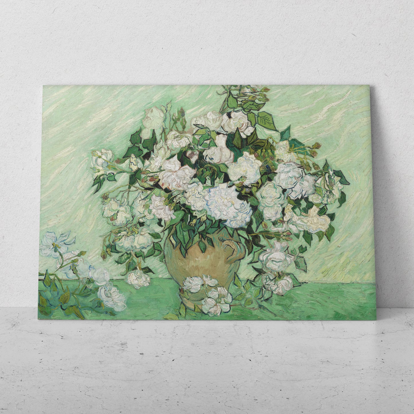 Rosas - Vincent van Gogh (Horizontal)