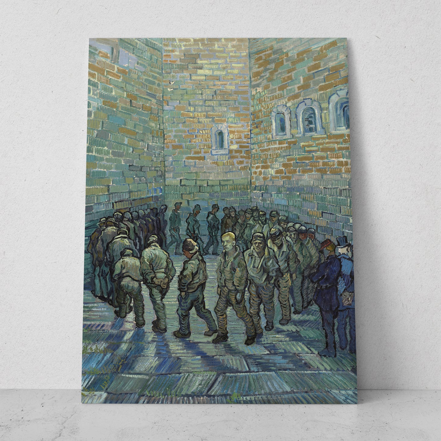 La ronda de los presos - Vincent van Gogh (Vertical)