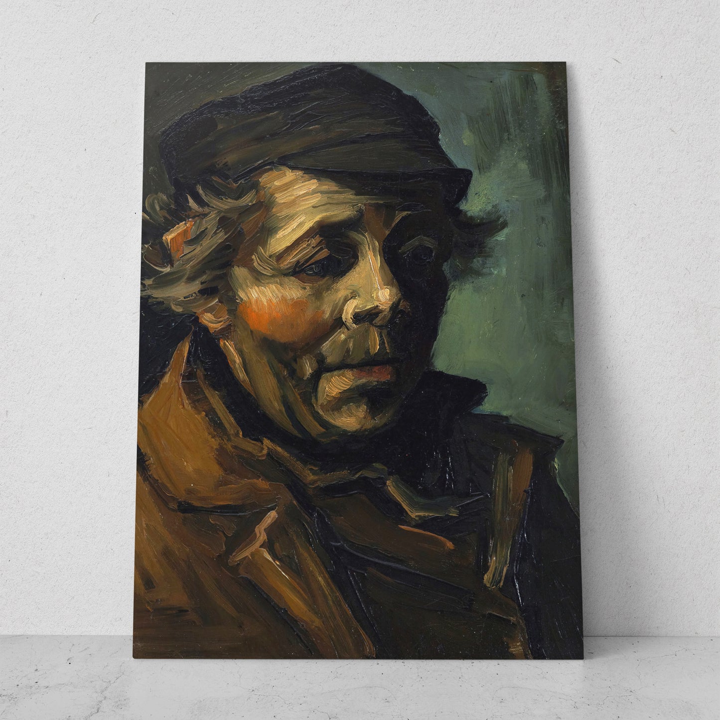 Cabeza de un campesino - Vincent van Gogh (Vertical)