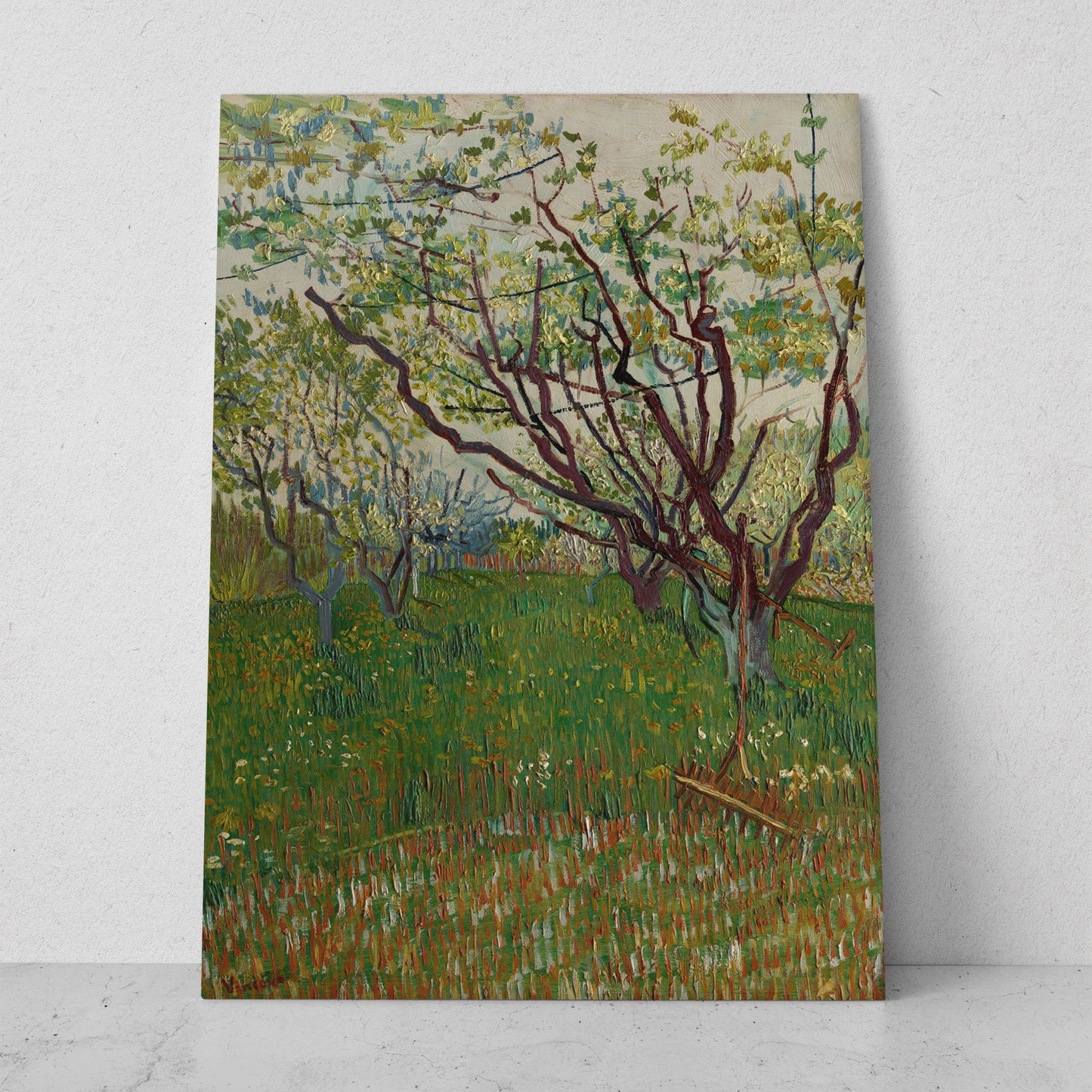 El huerto floreciente - Vincent van Gogh (Vertical)