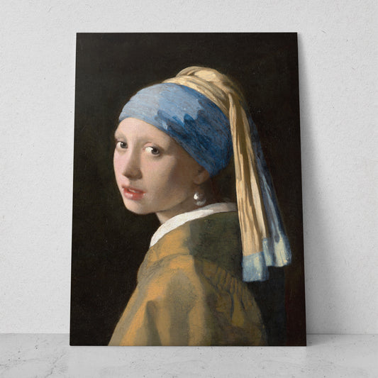La joven de la perla - Johannes Vermeer (Vertical)