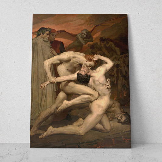 Dante y Virgilio en el Infierno - William-Adolphe Bouguereau (Vertical)