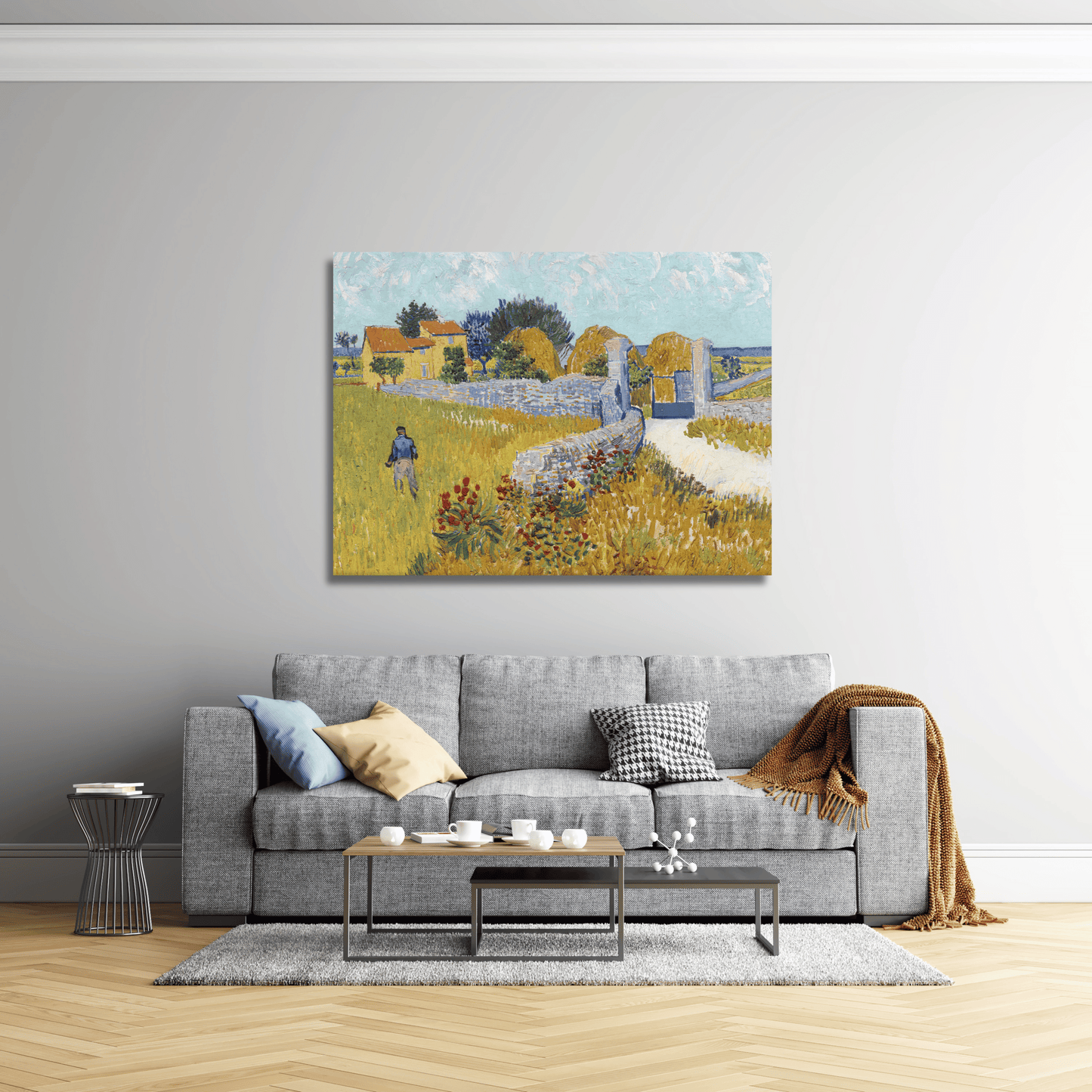 Granja en Provenza - Vincent van Gogh (Horizontal)