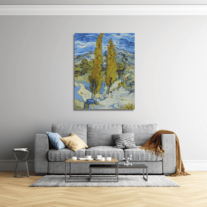 Los álamos de Saint-Rémy - Vincent van Gogh (Vertical)