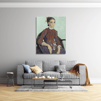La Mousmé - Vincent van Gogh (Vertical)