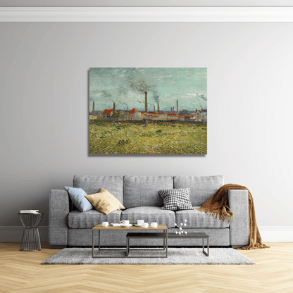 Fábricas en Clichy - Vincent van Gogh (Horizontal)