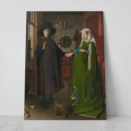 El Matrimonio Arnolfini - Jan van Eyck (Vertical)
