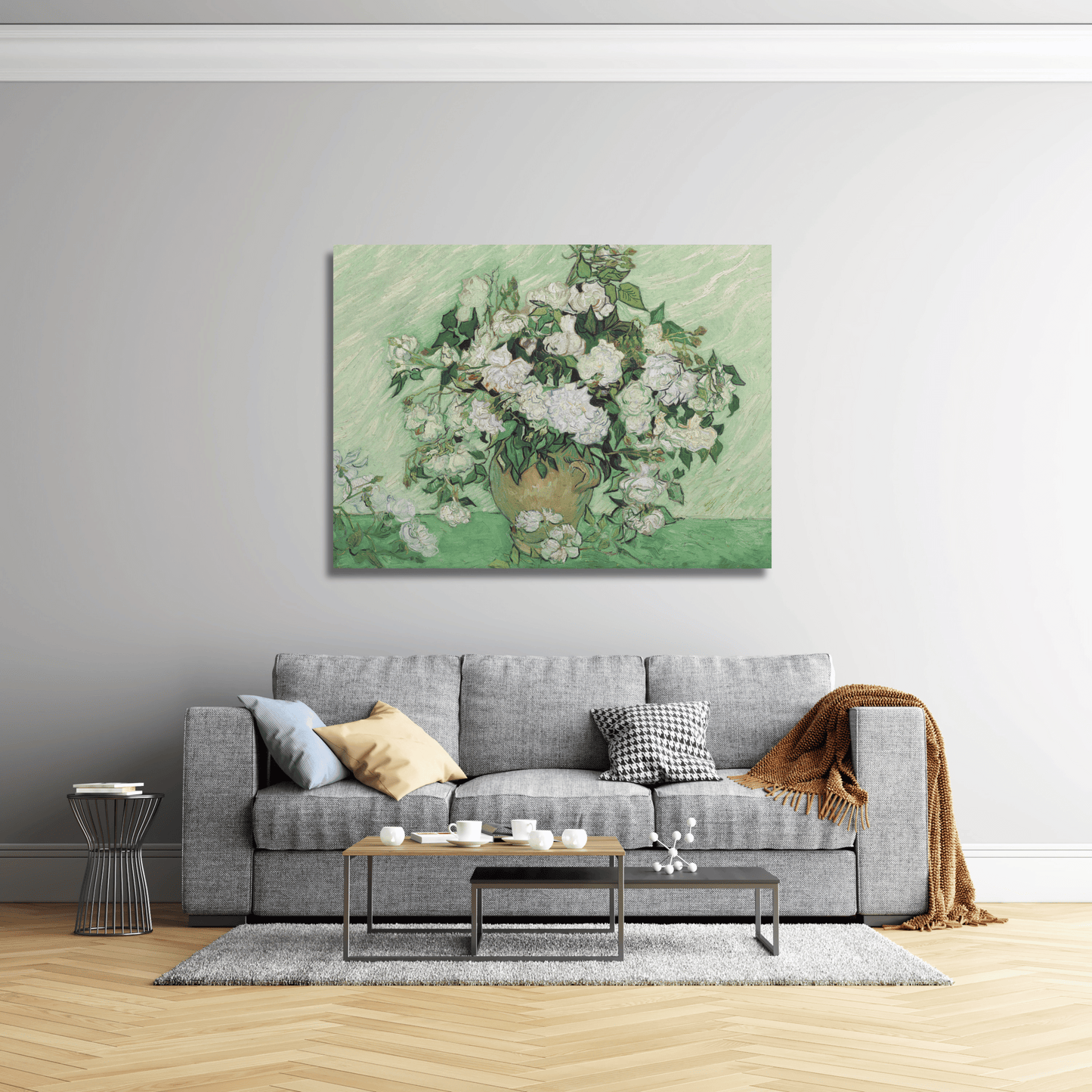 Rosas - Vincent van Gogh (Horizontal)