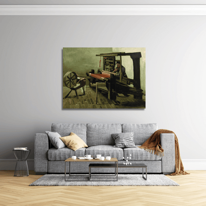 Tejedor en el telar - Vincent van Gogh (Horizontal)