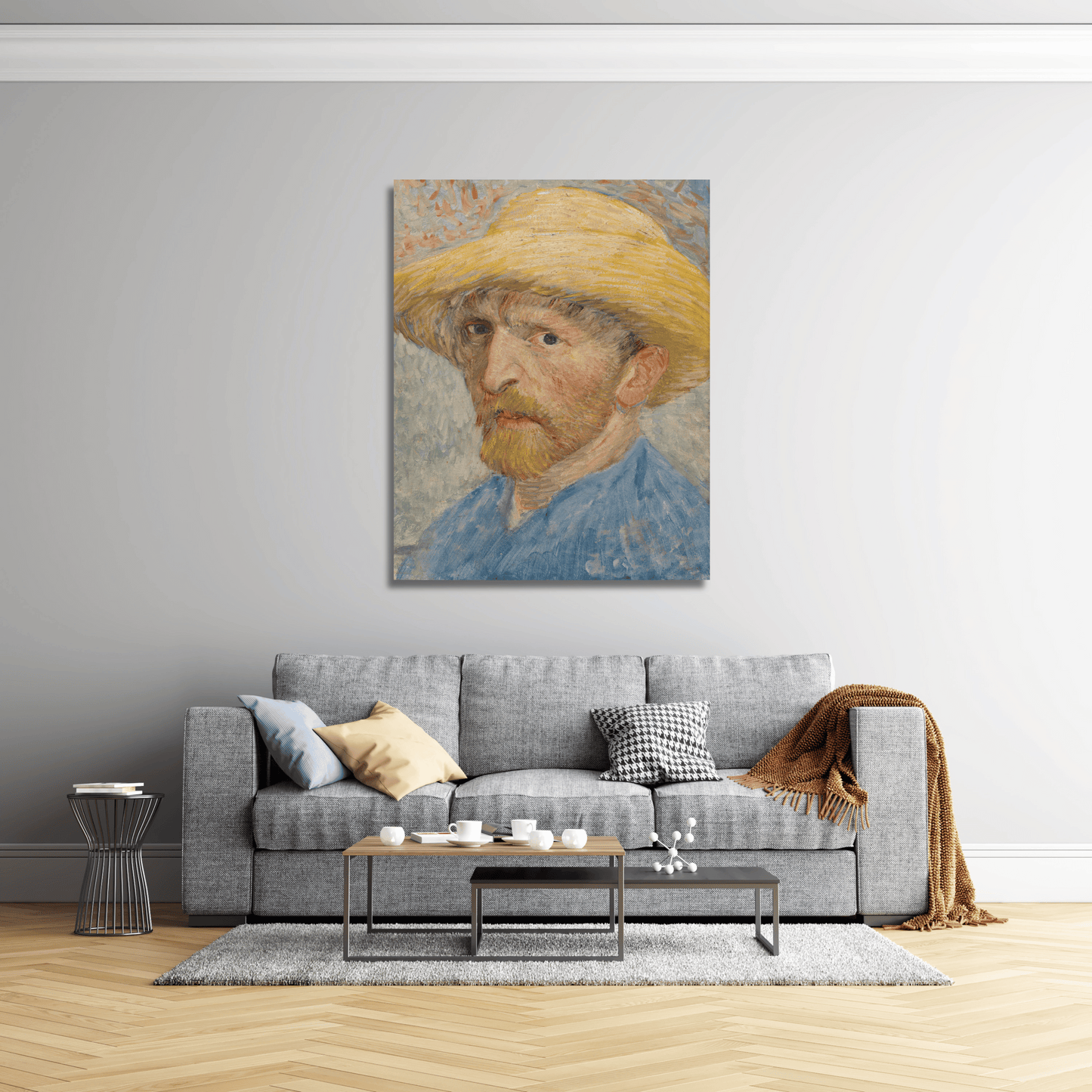 Autorretrato de 1889 - Vincent van Gogh (Vertical)