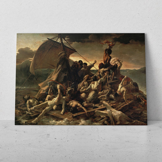 La balsa de la Medusa - Théodore Géricault (Horizontal)