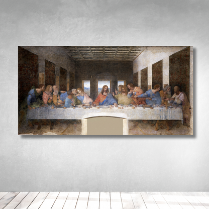 La Última Cena - Leonardo Da Vinci (Panorámico Horizontal)