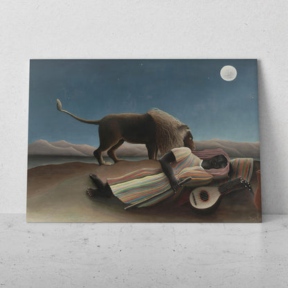 La gitana dormida -  Henri Rousseau (Horizontal)